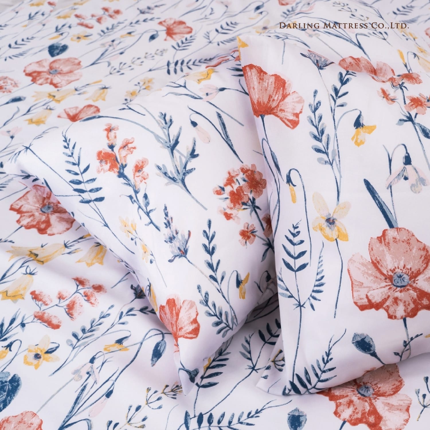 ชุดผ้าปูผ้านวม 3.5 ฟุต DARLING MATTRESS รุ่นลายดอกไม้ ลายบลอสซั่ม_4